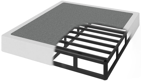OSASET full-size box spring with a 7-inch profile for a low bed.