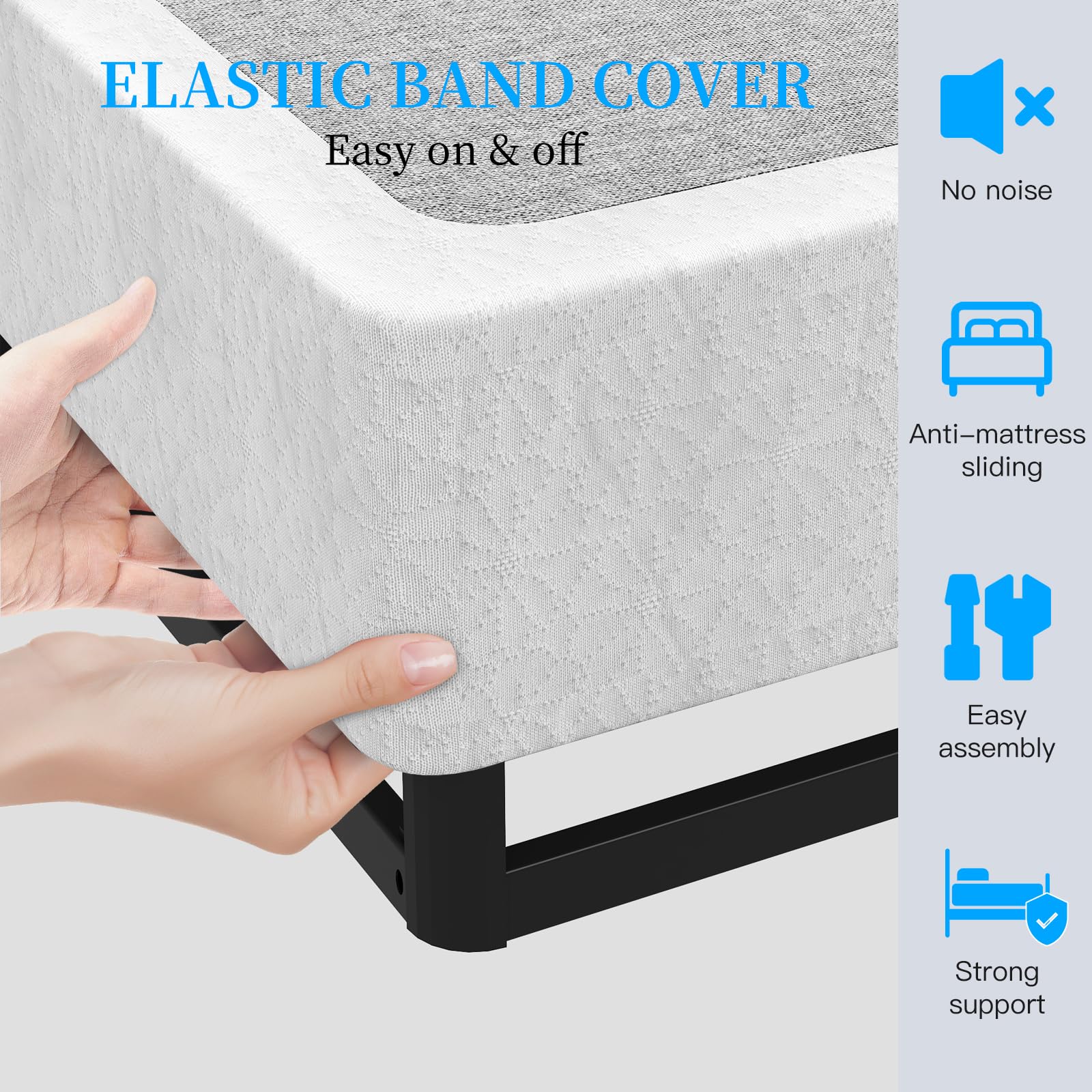 OSASET breathable fiber cover with elastic bands for easy removal and cleaning.