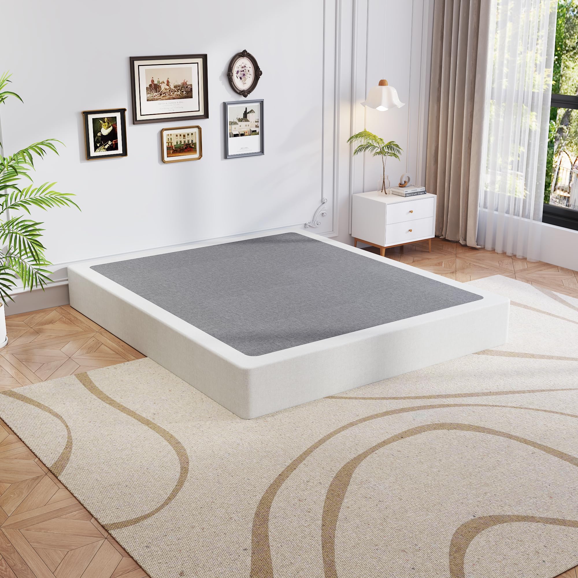 OSASET Queen Box Spring noise-free design for undisturbed sleep.