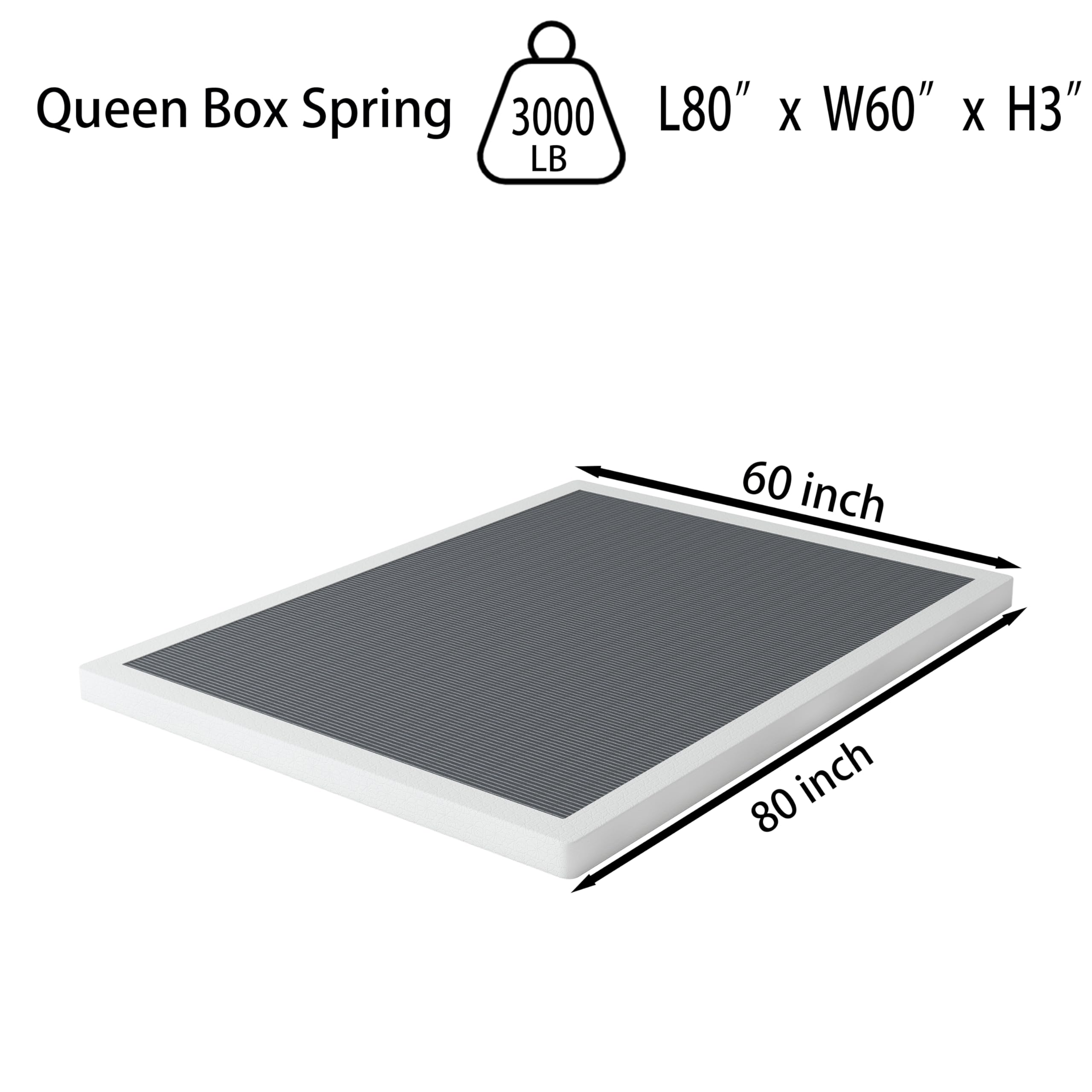 OSASET strong metal frame provides stable mattress foundation for lasting support