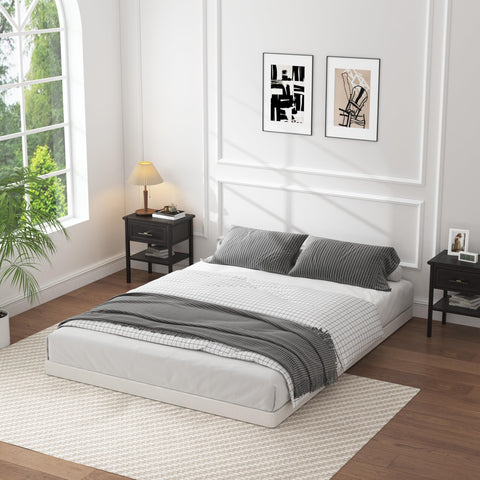 OSASET three-inch box spring compatible with bed frames or floor surfaces.