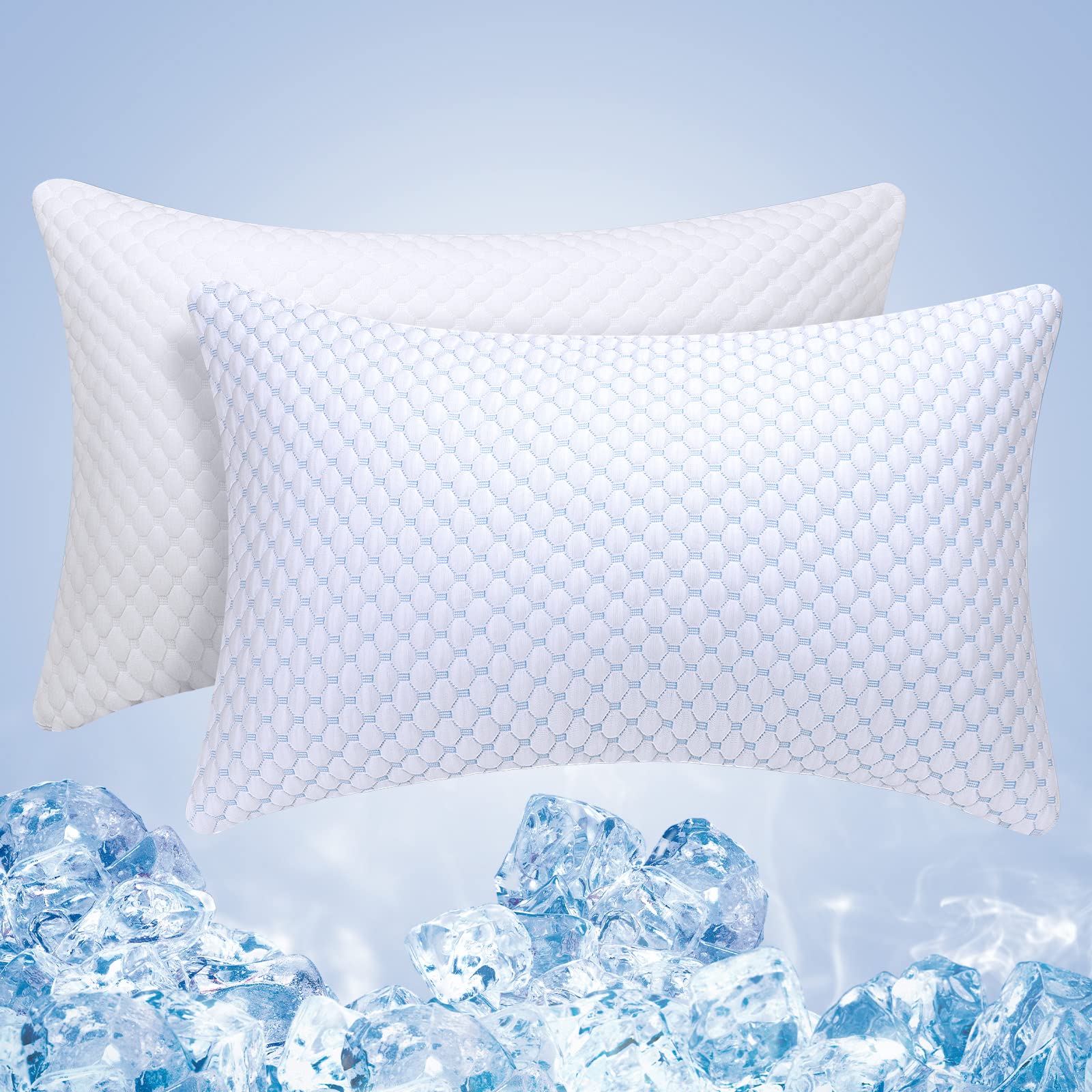 OSBED vacuum-sealed packaging keeps pillows compact before setup.