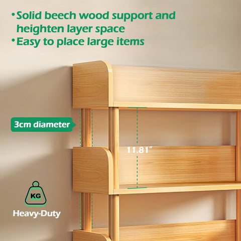 OSCHF eco-friendly materials highlight durable, low-maintenance shelving.