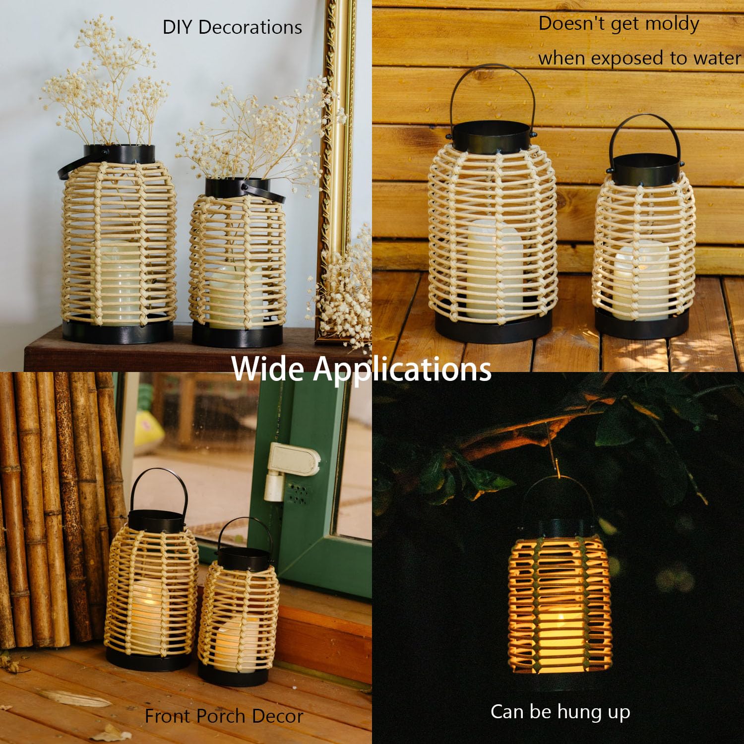 Osgevei wall-hanging lantern enhances vertical wall decor