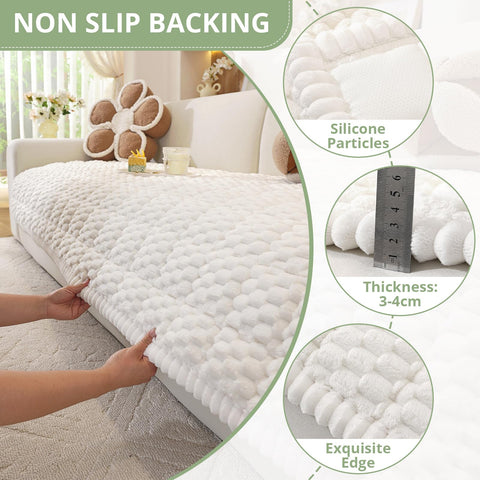 OstepDecor machine-washable couch cover simplifies cleanup after messes