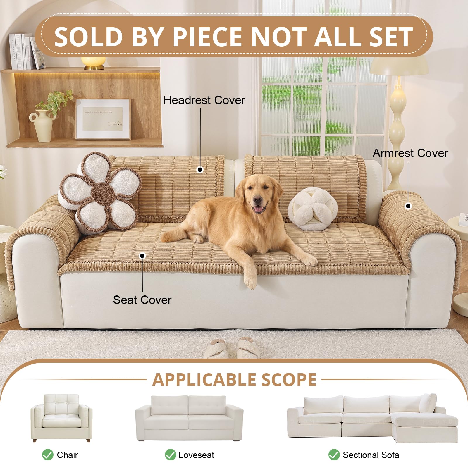 OstepDecor non-slip bottom keeps the protector in place during play and lounging.