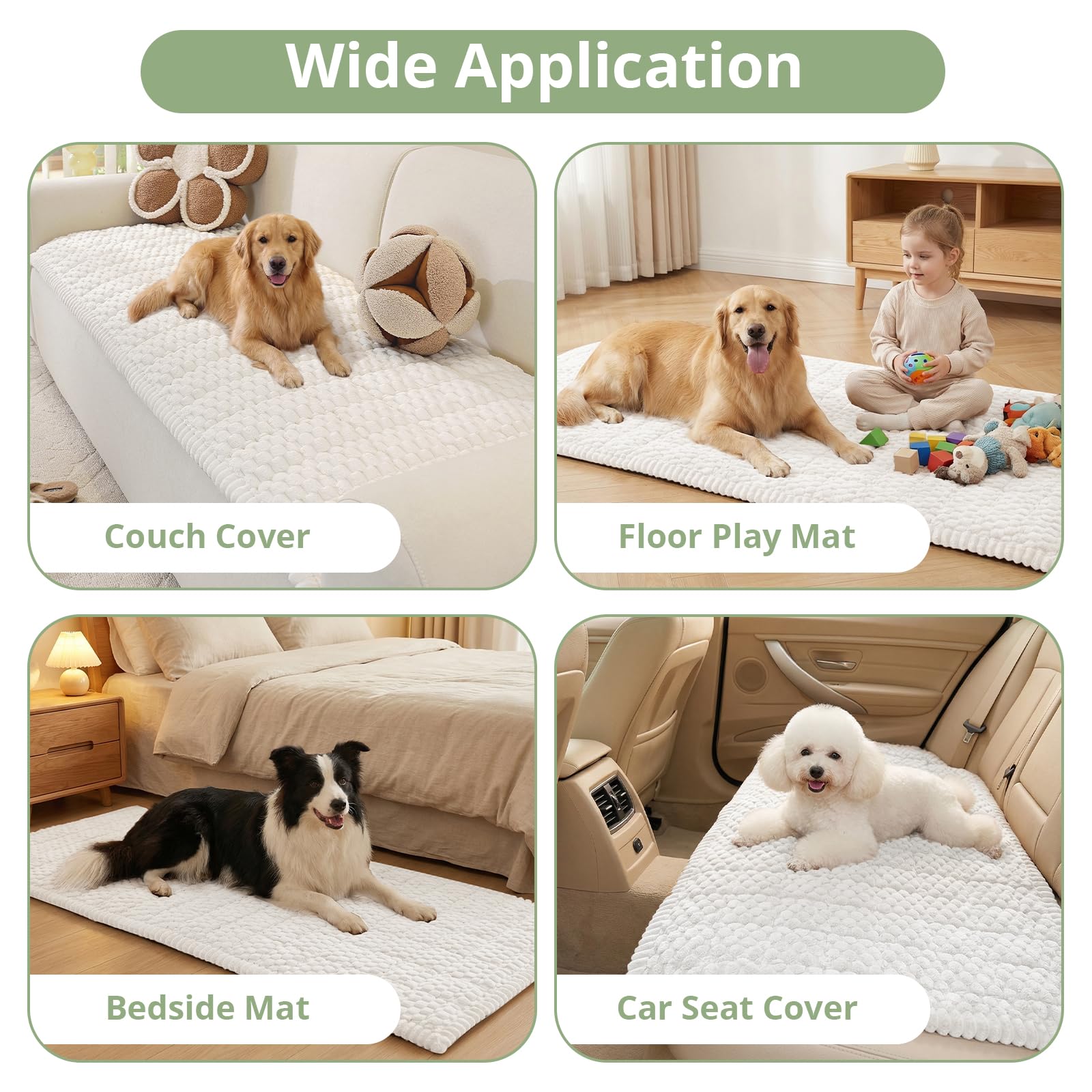 OstepDecor thick pet-friendly sofa cover provides soft, durable comfort for daily use