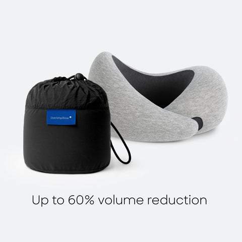 OSTRICH PILLOW Go compact size ideal for cabins and trains