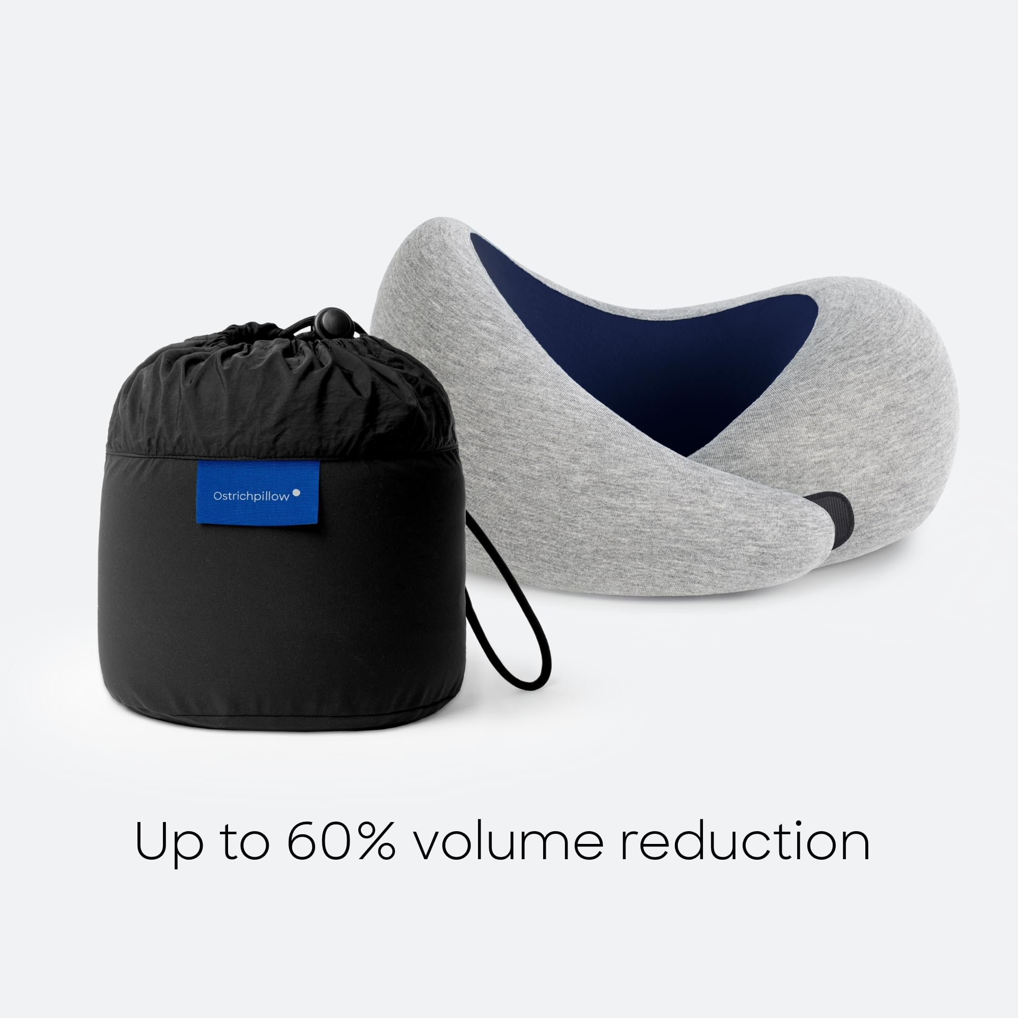 Ostrichpillow Go compatible with small headphones and earbuds.