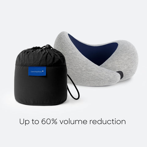 Ostrichpillow Go compatible with small headphones and earbuds.