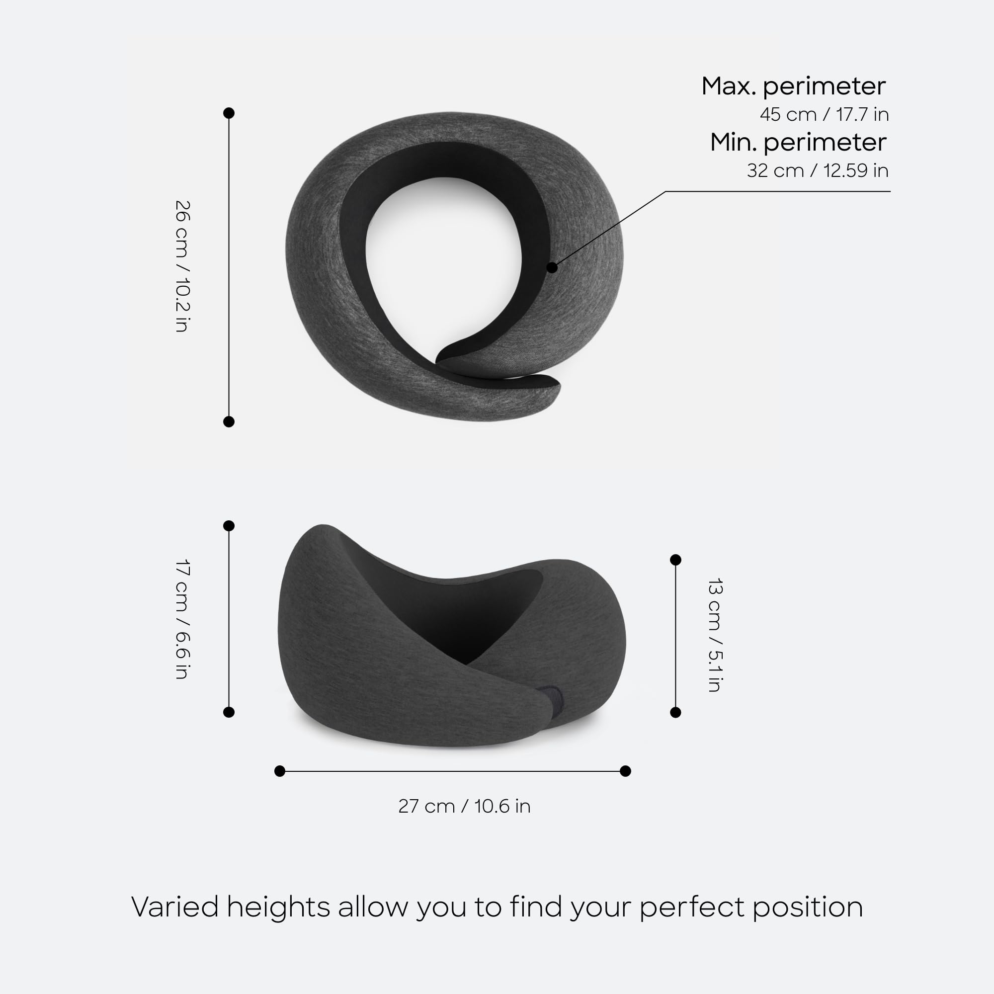 OSTRICH PILLOW Go uses memory foam for soft, supportive feel