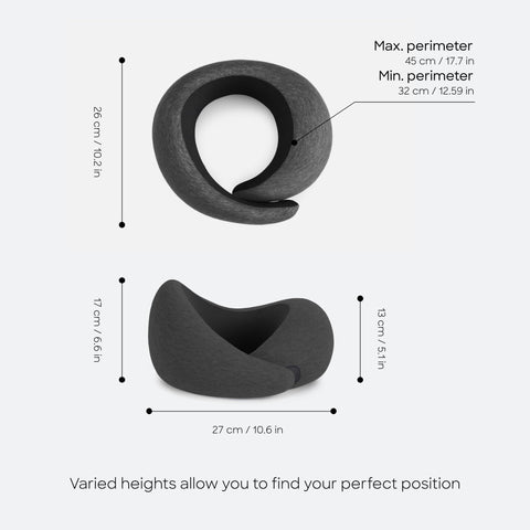 OSTRICH PILLOW Go uses memory foam for soft, supportive feel