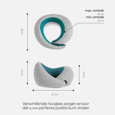 OSTRICH PILLOW Go travel bag included for compact packing.