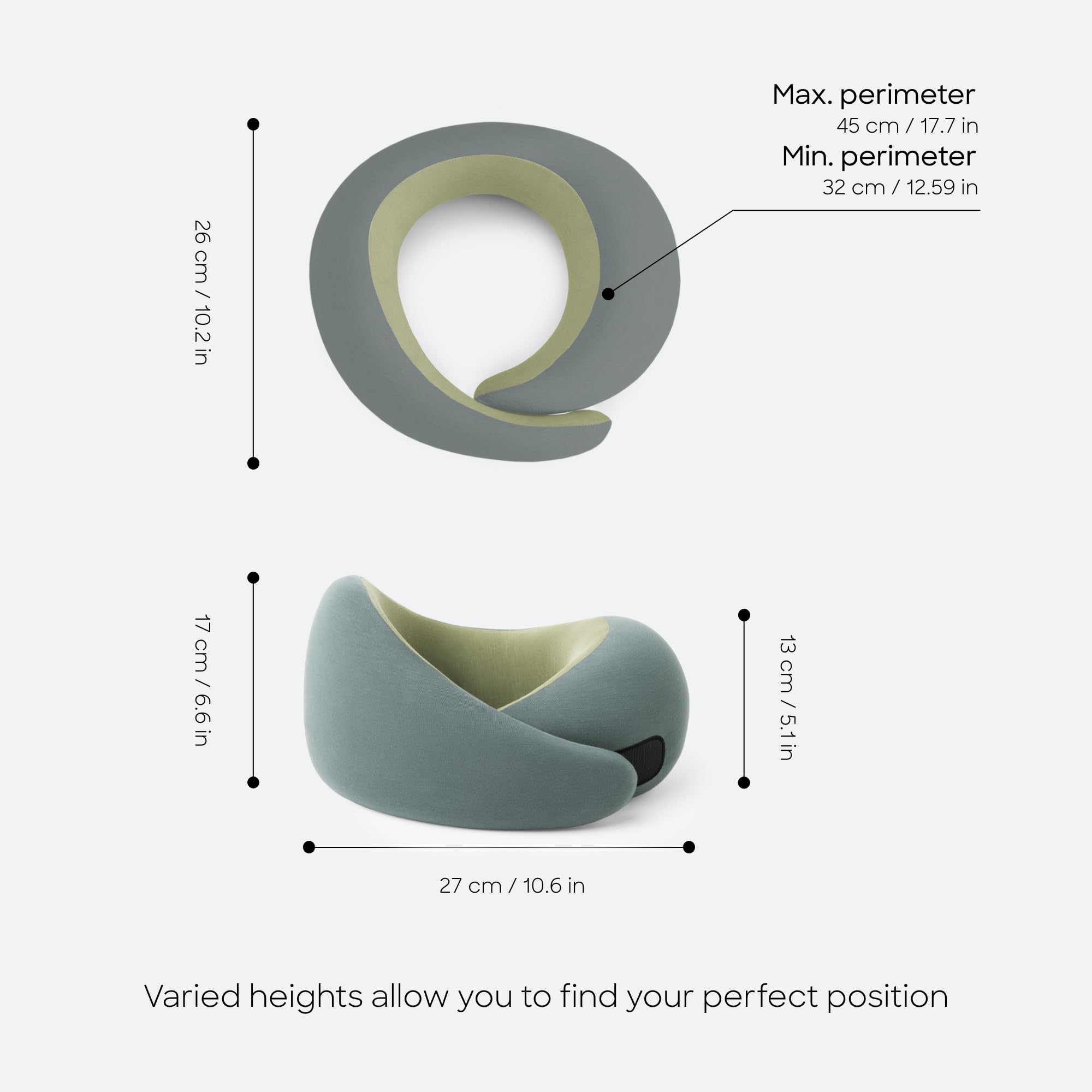 OSTRICH PILLOW Go includes travel bag for compact packing and organization.