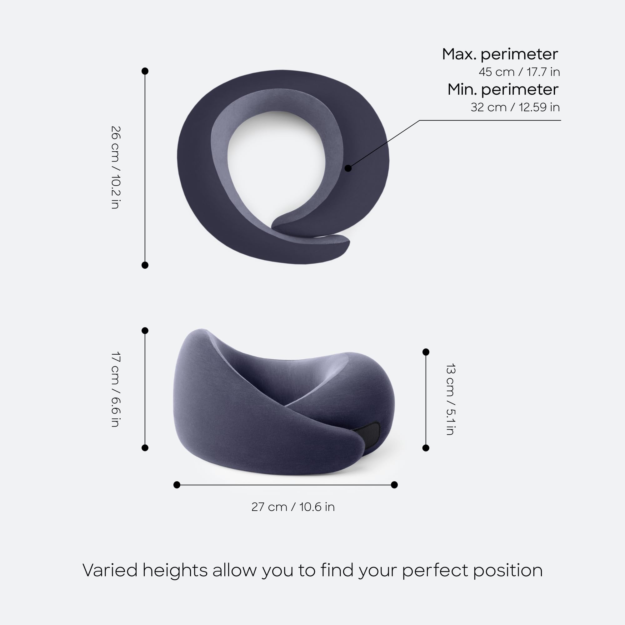 OSTRICH PILLOW Go travel bag included for easy packing