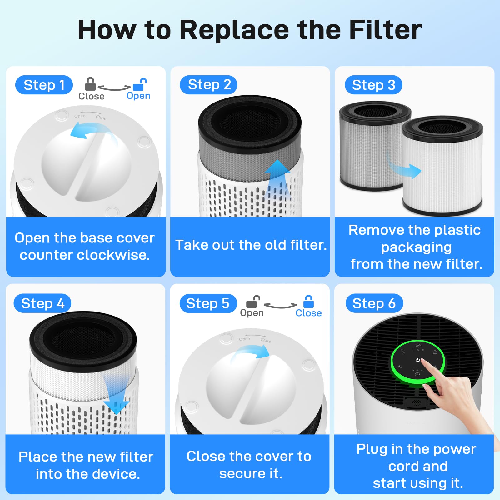 Oterbear air purifier near pets helps reduce dander and smells.