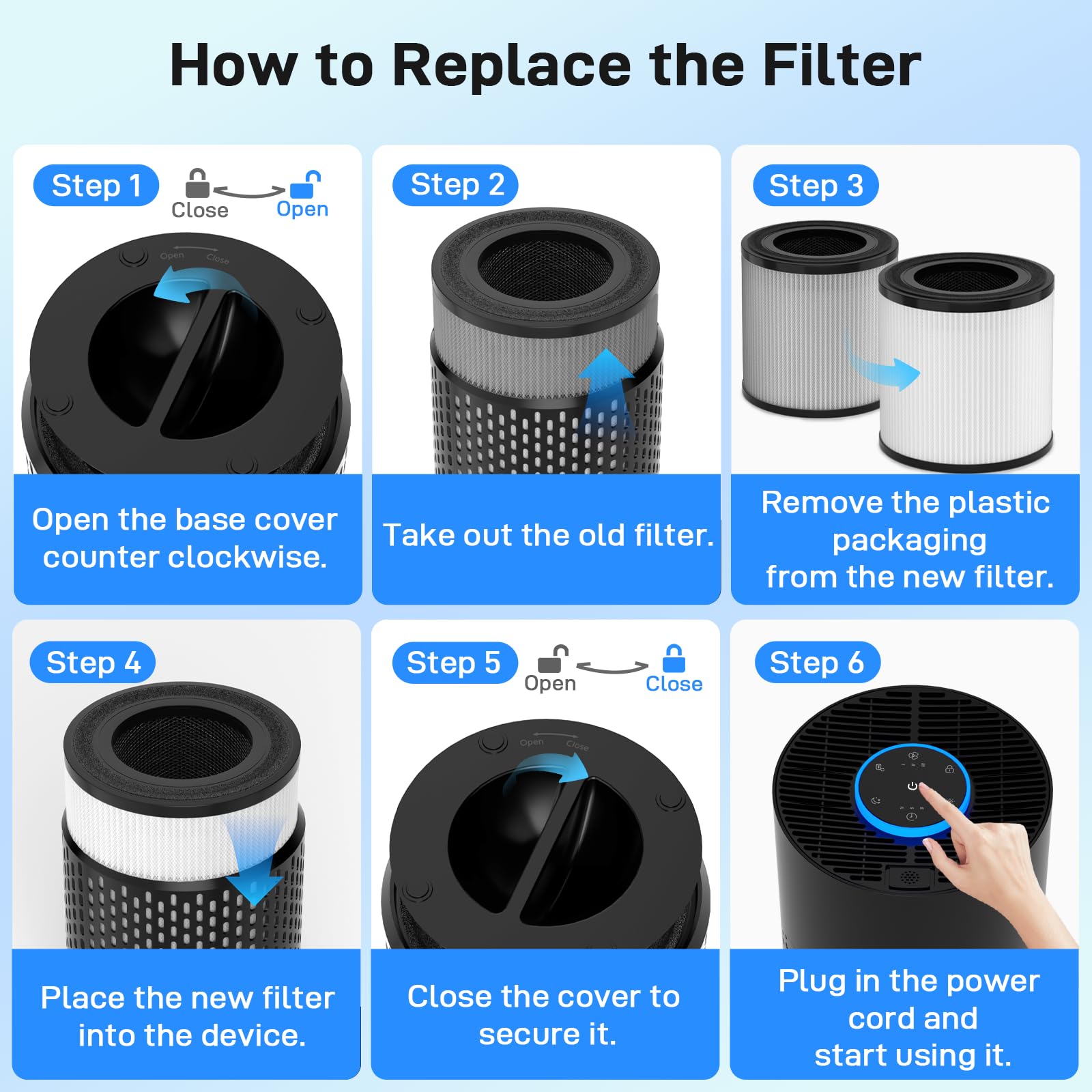 Oterbear filter reminder helps maintain peak performance.