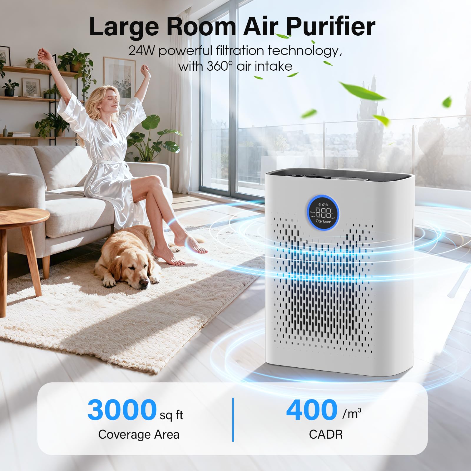PM2.5 real-time display showing current air quality in real time