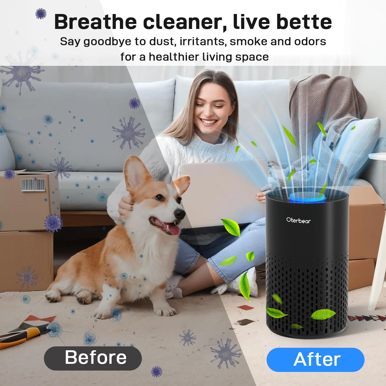 Oterbear sleep mode operates quietly at 24dB.