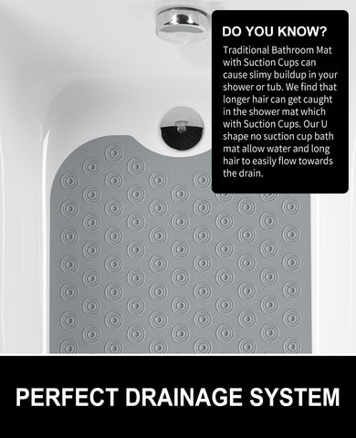 Dark grey color complements most bathroom décors