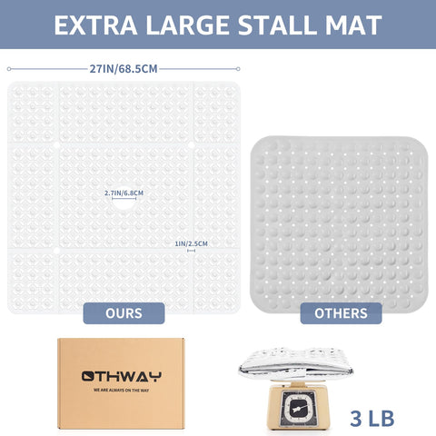 OTHWAY mat design with drain holes supports fast drainage