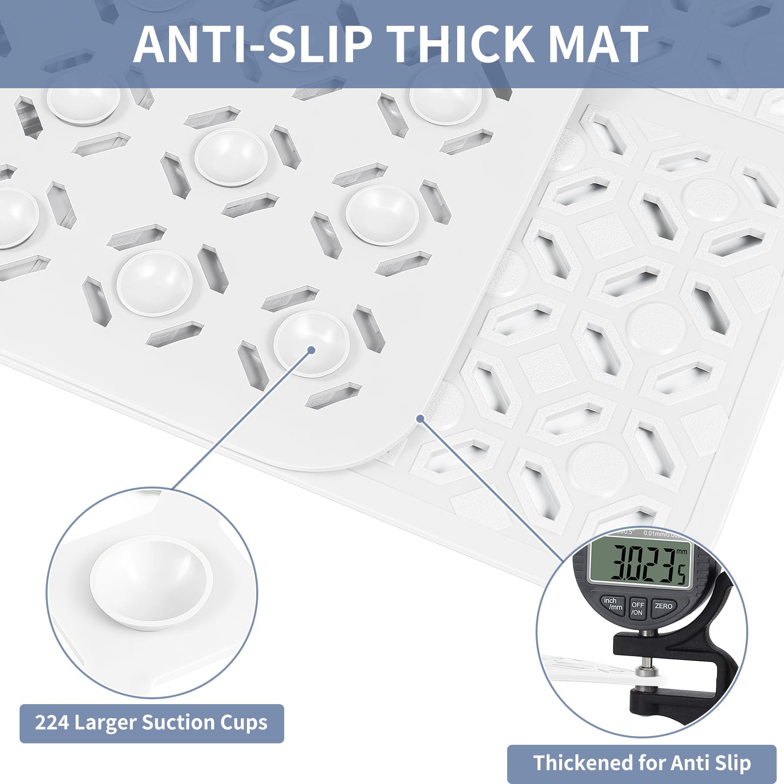 OTHWAY mat texture highlights non-slip surface for stability