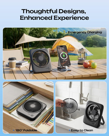 Otlonpe S-F16B compact 6.5-inch design fits crowded desks.
