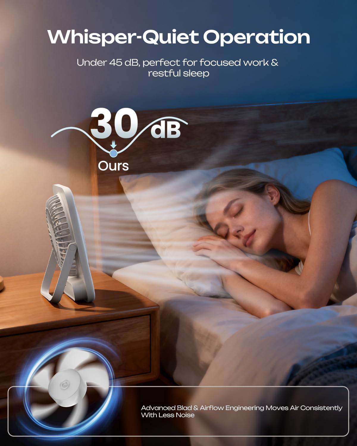 Otlonpe S-F16B four-speed settings tailor breeze to your needs.