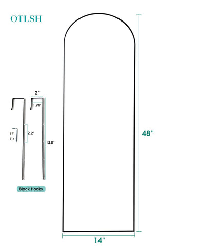 Otlsh over-door installation image showing versatile mounting options for door or wall placement.
