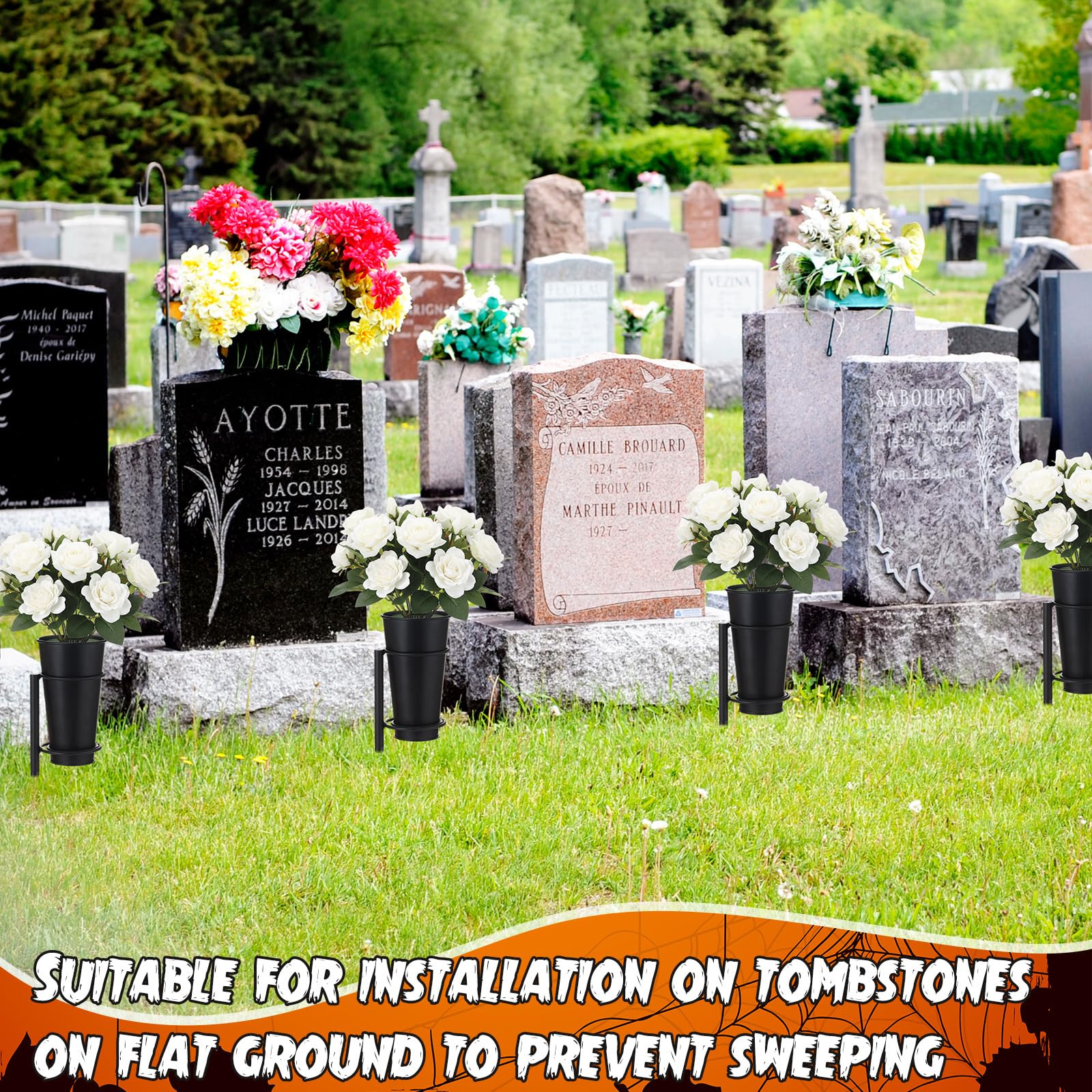 Otoolling two-set package for cemetery decorating projects.