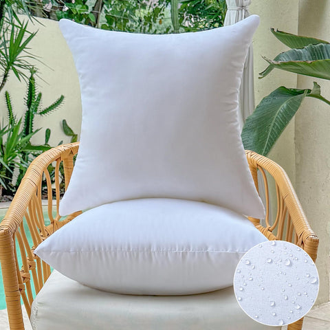 OTPIPCS outdoor pillow inserts 20x20 in plush cushioning for patio cushions.