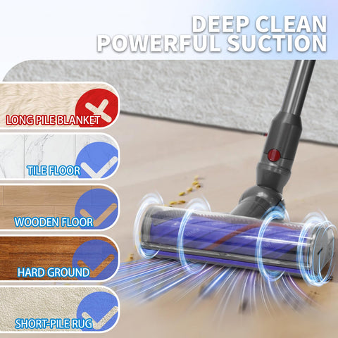 OTTWL head offers 90 degree back-and-forth motion for flexible hard floor cleaning.