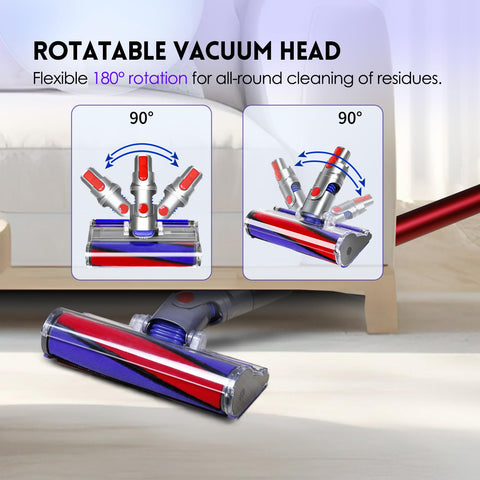 OTTWL head with trigger-lock supports longer cleaning sessions without fatigue.