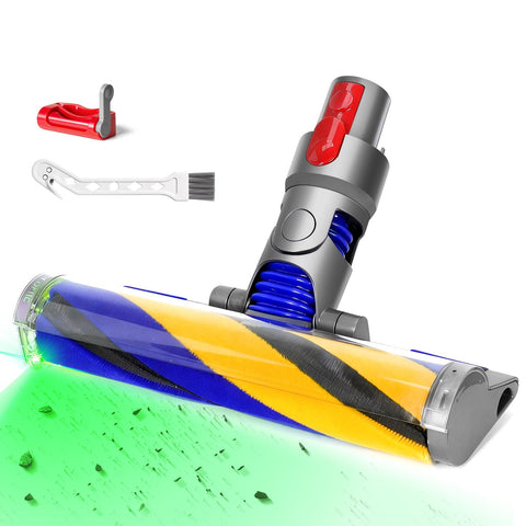 OTTWL V15 fluffy optic head with LED illuminates hidden dust on hard floors.
