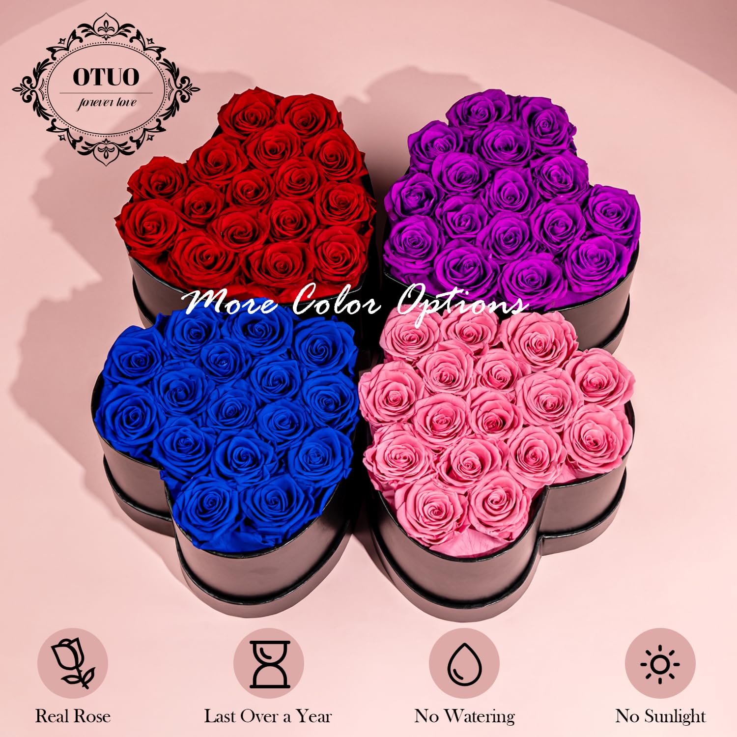 Otuo heart box luxury design enhances gifting and display.