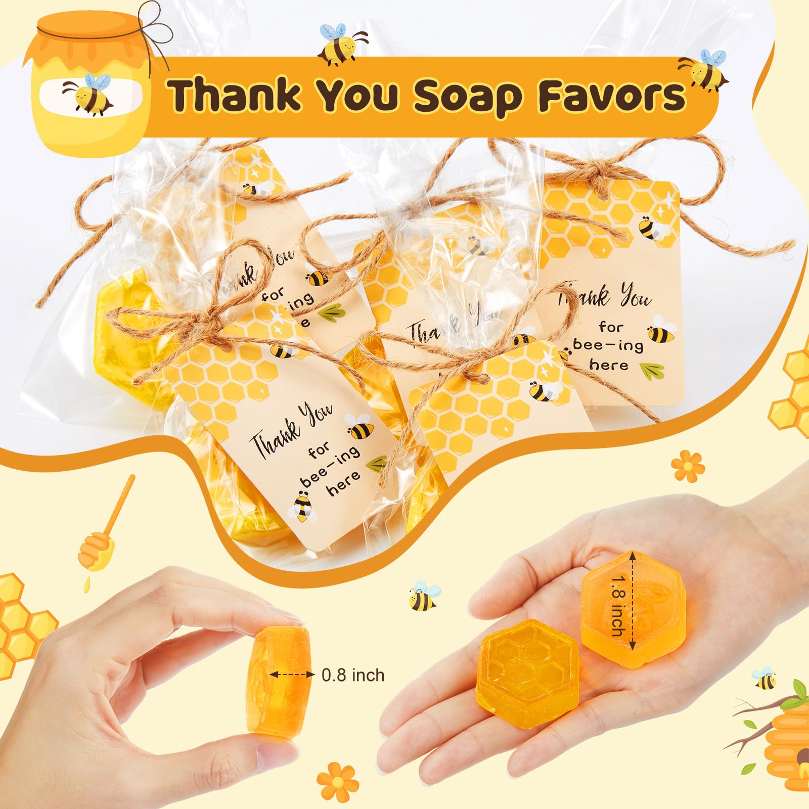 Otuuz 48-pack baby shower favors ready for celebrations and table decor.