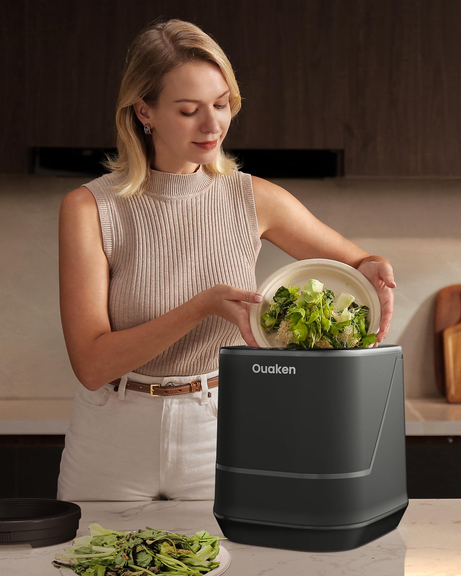 Ouaken auto-cleaning feature saves time after each cycle.