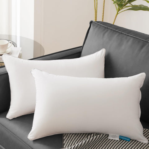 Oubonun 100% cotton cover pillow shell offers breathable comfort