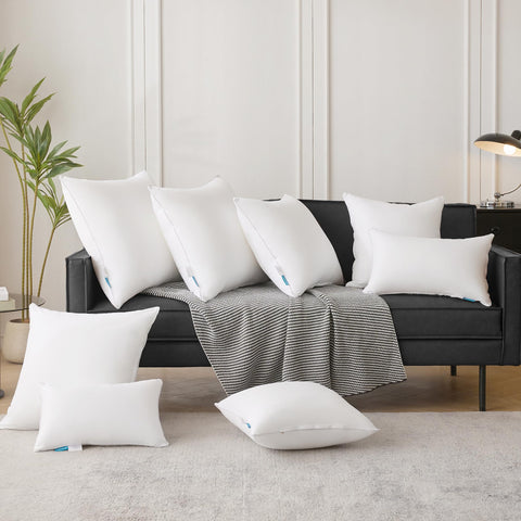 Oubonun pillow inserts are easy to care for with gentle machine wash.