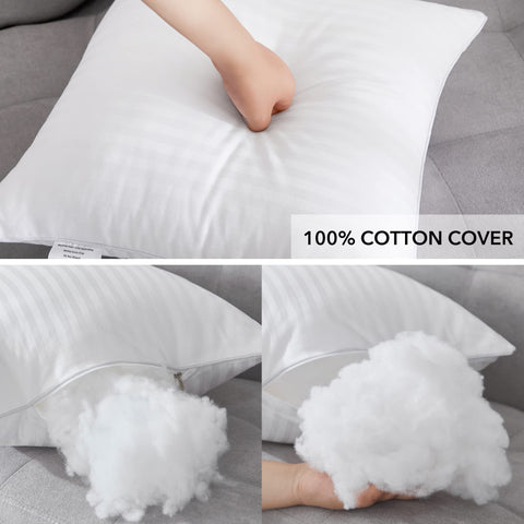 Oubonun pillow insert is machine washable for easy care