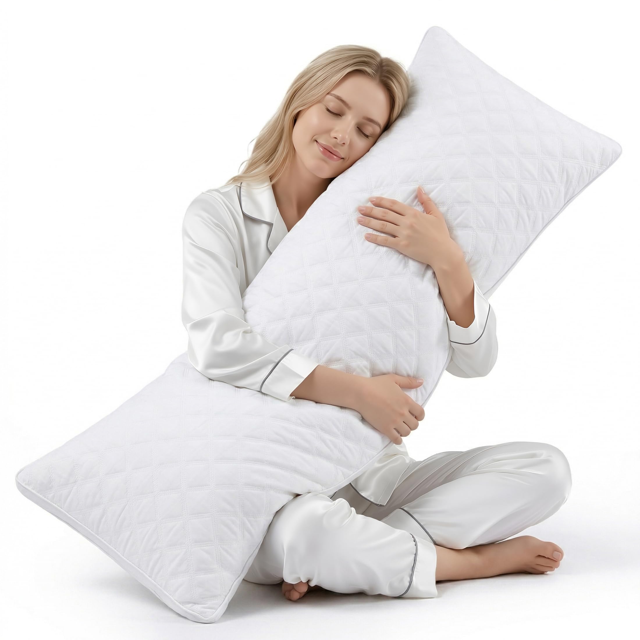 Oubonun side sleeping setup highlights head to toe support for back and hip comfort