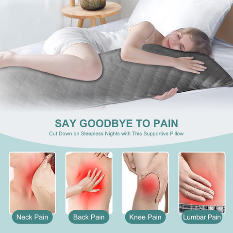 Oubonun loft-pillow full-length-view emphasizes head-to-toe alignment and comfort.