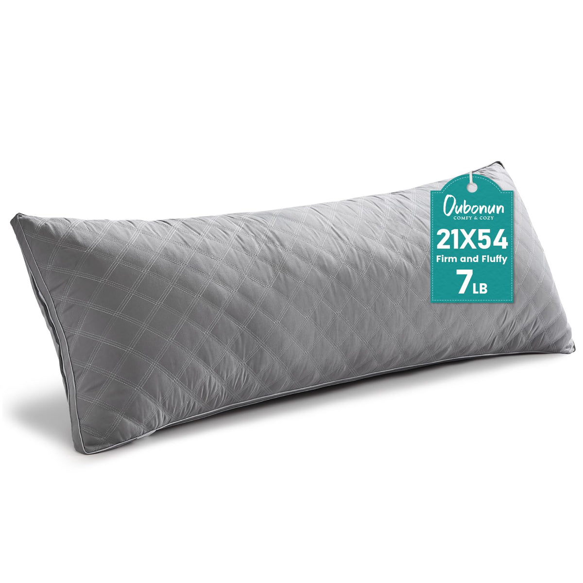 Oubonun premium adjustable loft pillow close-up fabric for breathable comfort.