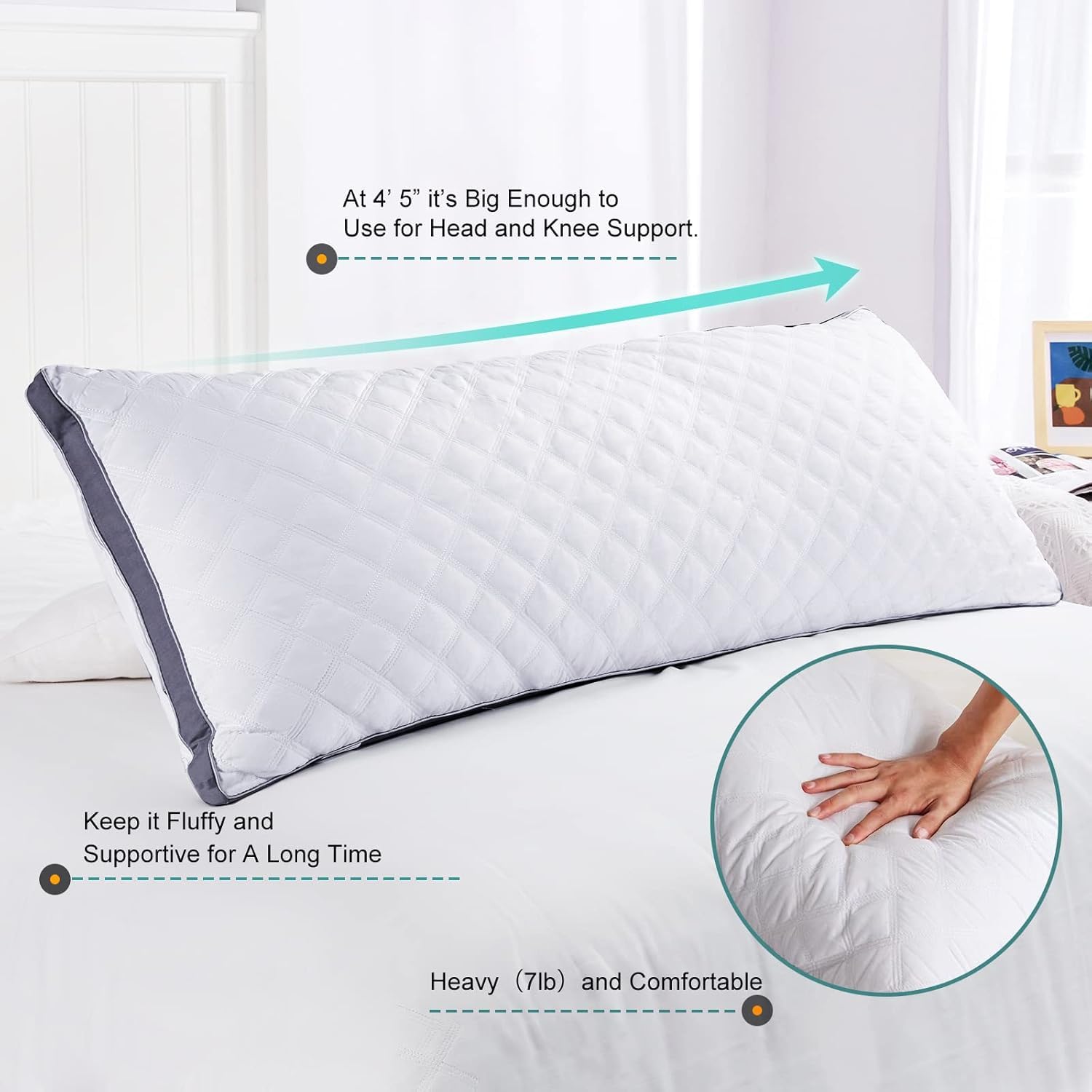 Oubonun full-body setup demonstrates head-to-toe support for relaxed lounging.