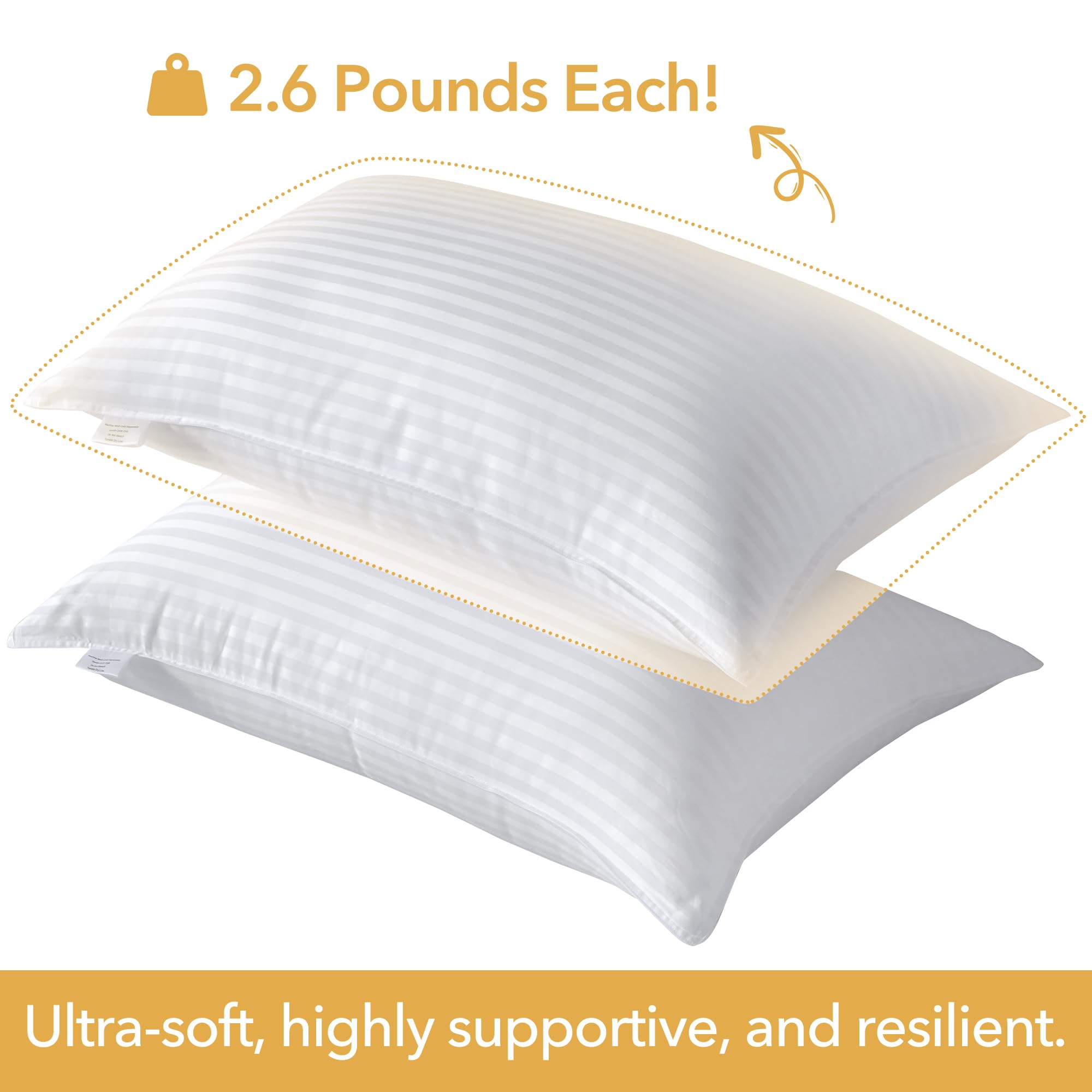Oubonun pillow loft-recovery after unpacking shows cloud-like fluff for quick use.