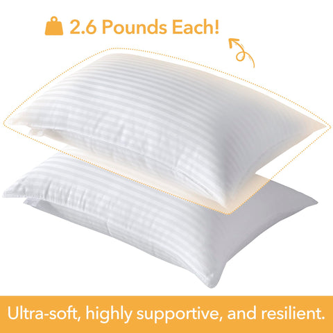 Oubonun pillow loft-recovery after unpacking shows cloud-like fluff for quick use.