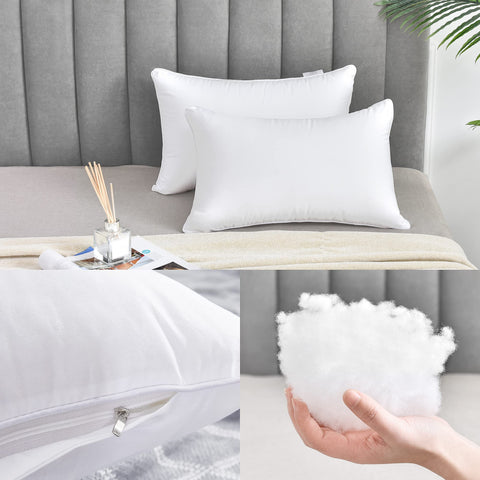 Oubonun hypoallergenic 3D fiber fill maintains plush shape