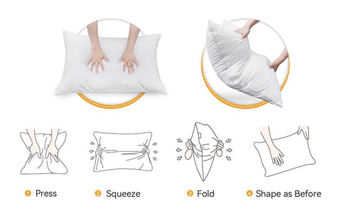 Oubonun vacuum-sealed packaging preserves pillows during shipping