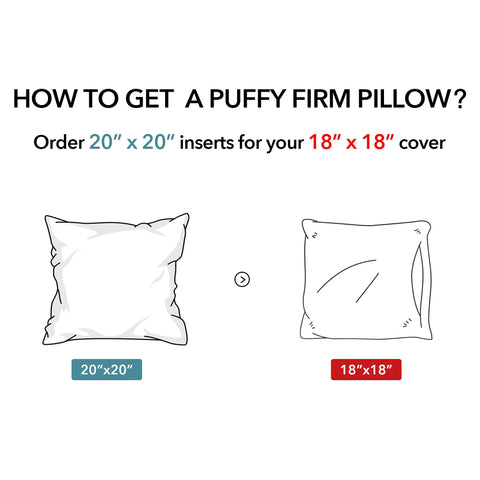 Oubonun white pillow insert on sofa demonstrates instant decor upgrade
