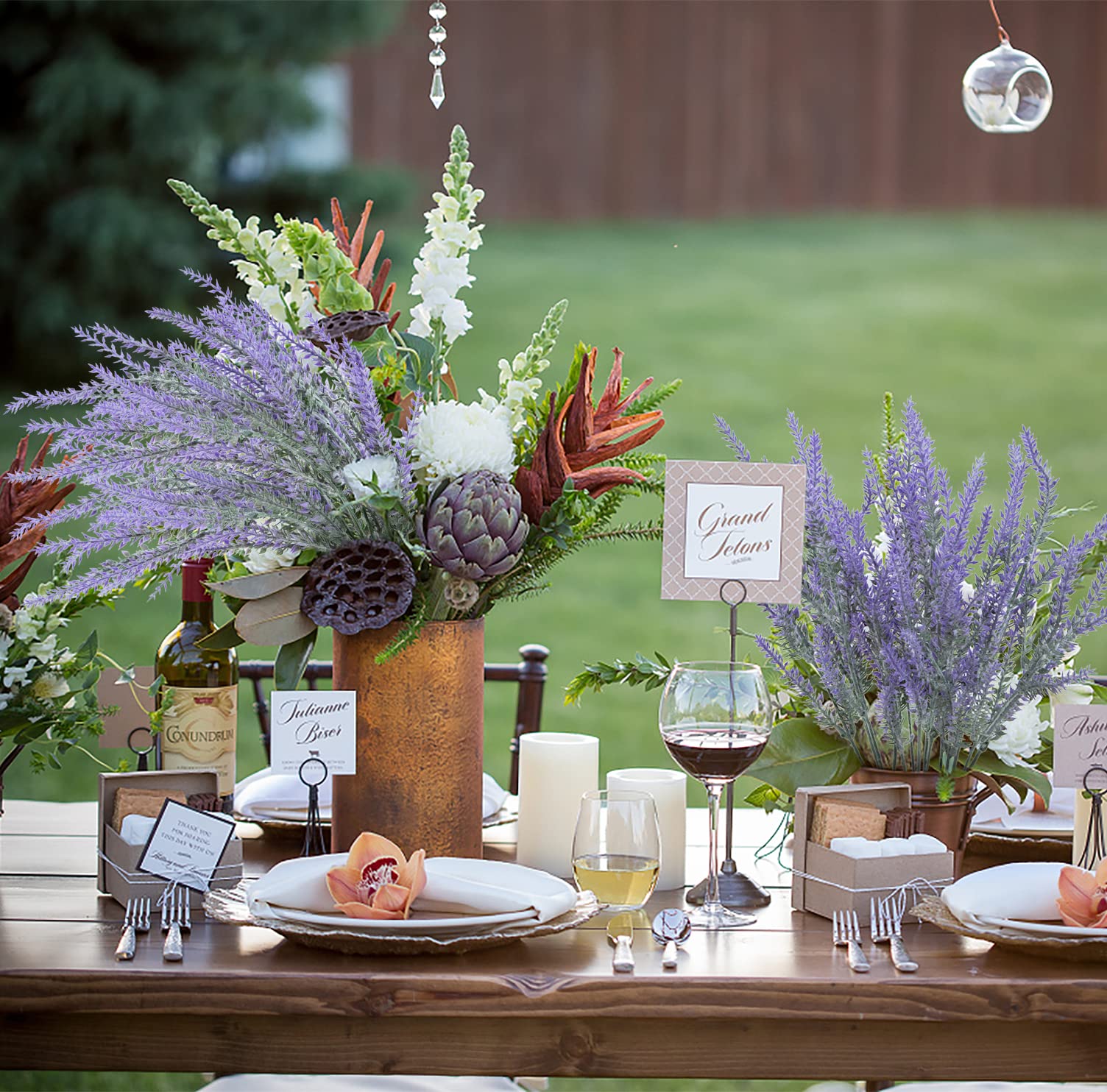Ouddy Decor 24-bundle lavender kit suits office and hospitality settings.